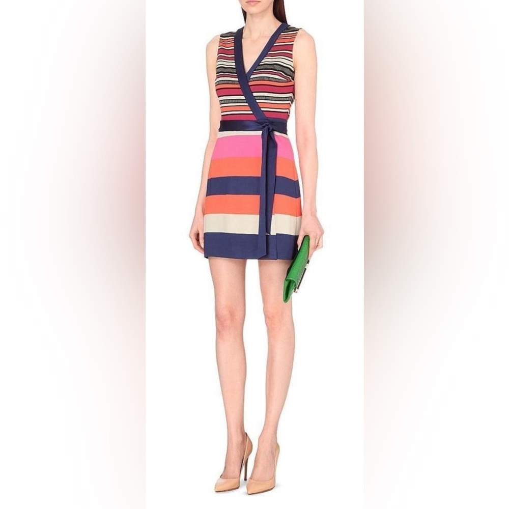 Diane Von Furstenberg Gracie Mini Wrap Dress
